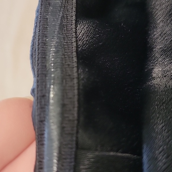 MNG Mango Size XS Black Satin Bandeau Corset Top, Excellent Used Condition - Picture 4 of 14